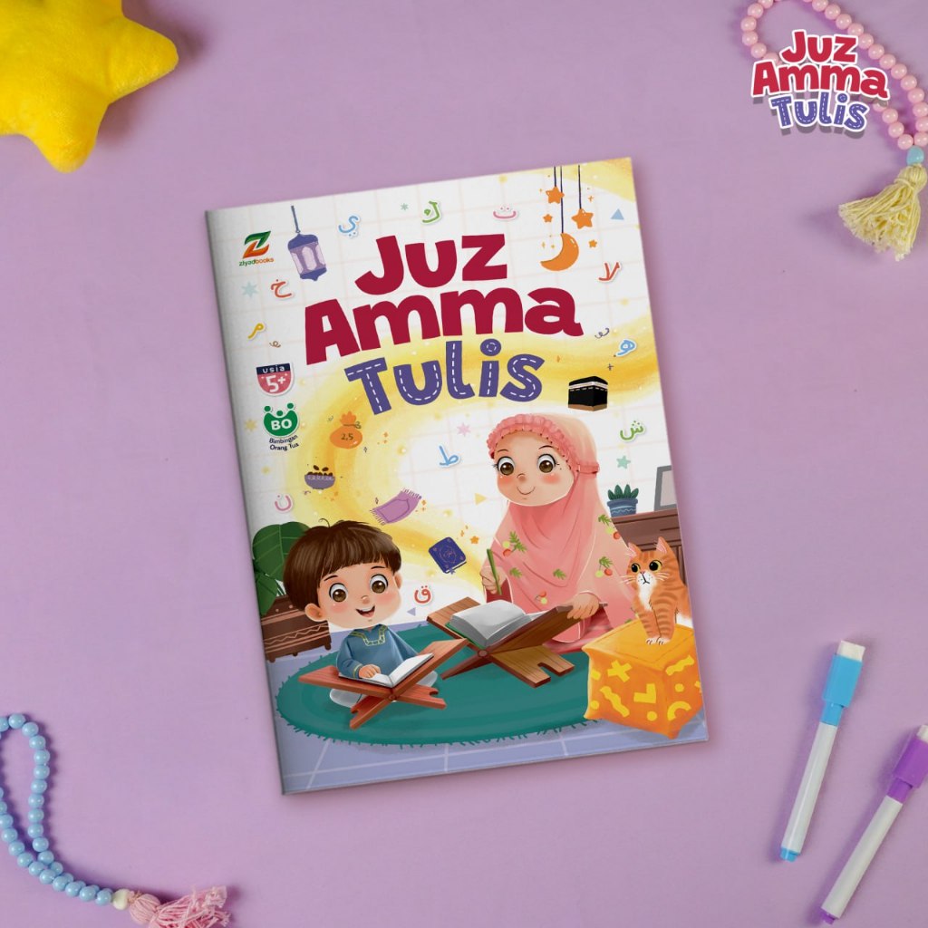 ziyadbooks official juz amma tulis sendiri kecil besar al quran alquran quran tajwid warna anak sd l