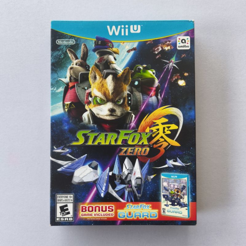 Nintendo Wii U Game Star Fox Zero + Starfox Guard (Bundle)