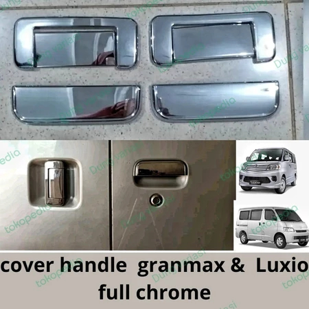 Handle pintu mobil luxio full chrome