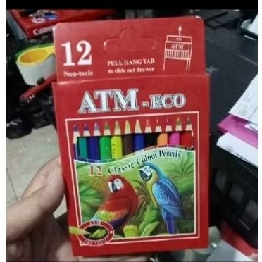 

promo pensil warna pendek atm eco isi 12