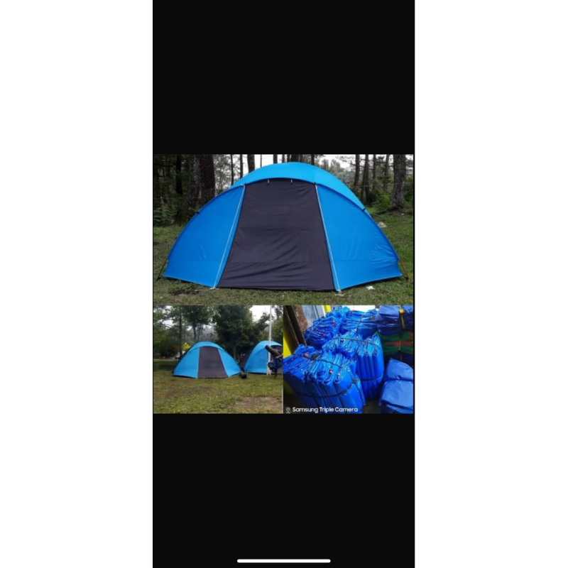 tenda dome vestibul kap 10 double layer