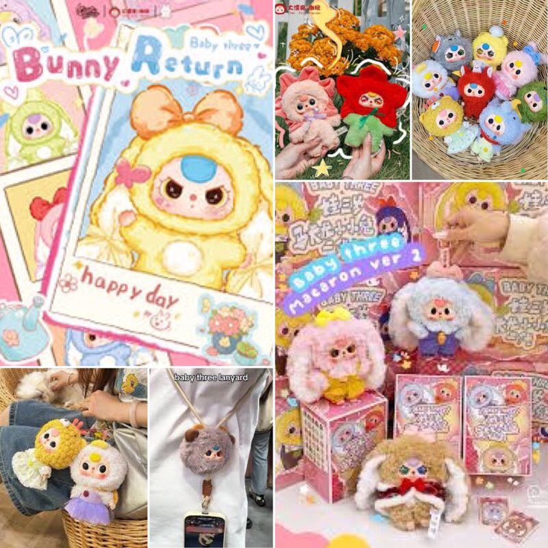 Selected READY Indo BABY THREE V3 Macaron V1 V2 Return Bunny Spring Shio Lilbun Lily Bunny Fairy Tal