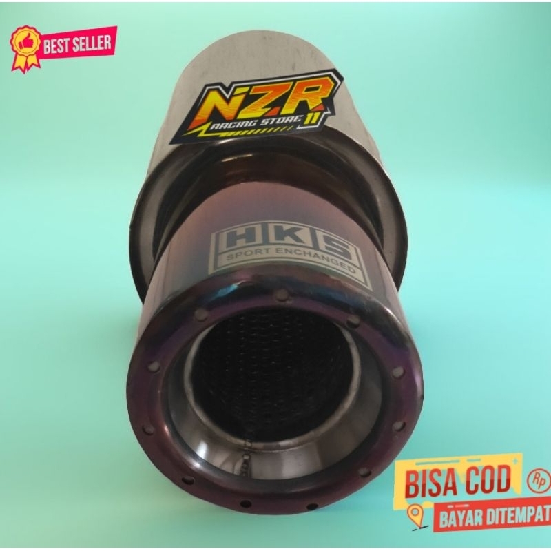 COD knalpot racing mobil suara bass HKS untuk avanza xenia rush terios ayla agya livina pajero fortu