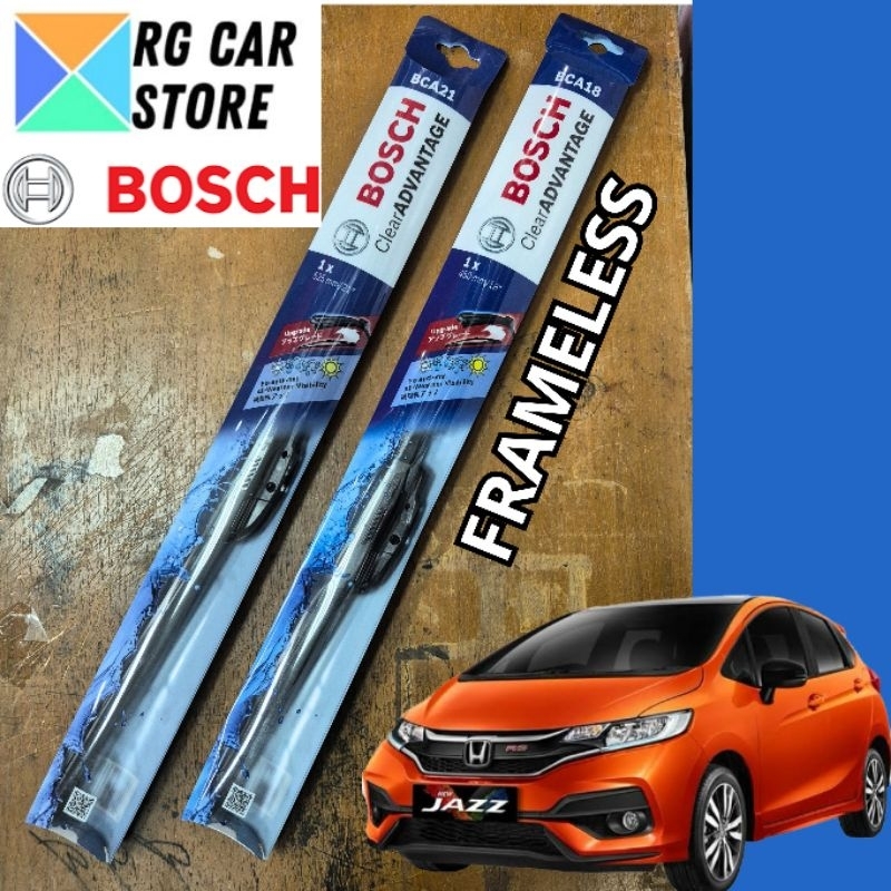 Wiper Bosch Honda Jazz GK5 Bosch Advantage Frameless Original Berkualitas