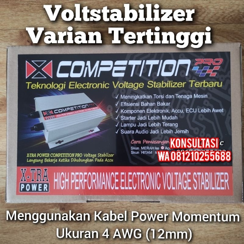 Volt Stabilizer Mobil Competition Penstabil Tegangan Aki Mobil