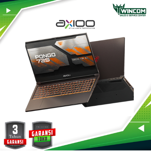 LAPTOP AXIOO PONGO 725 BLACK BERGARANSI RESMI LAPTOP GAMING TERBAIK TERMURAH HARGA BERSAHABAT