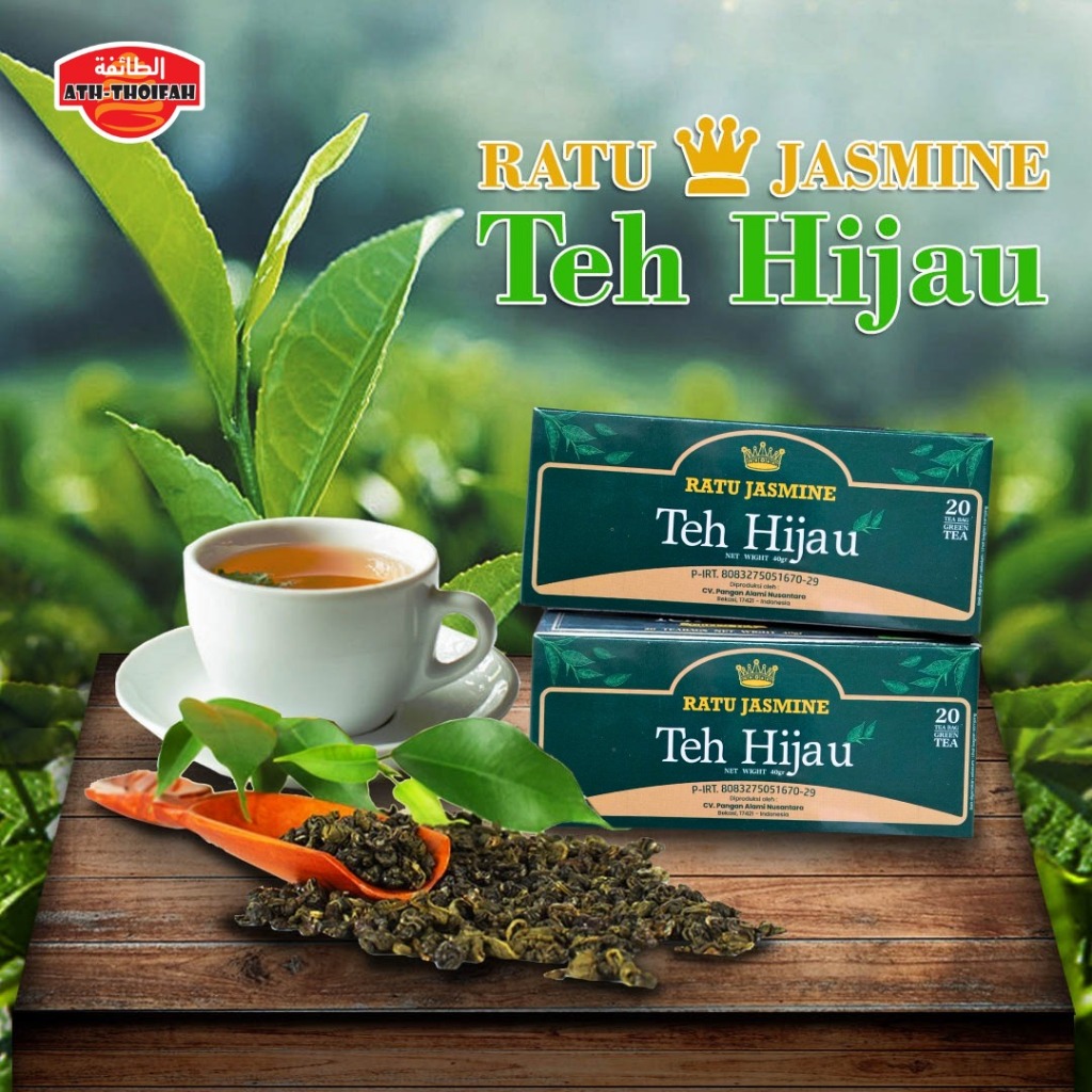 

Teh hijau RATU JASMINE teh hijau diet isi 20 teh celup