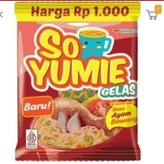 

(TOKO PAK GEMBUL) SO YUMIE AYAM BAWANG CO 2 RENTENG FREE 1 RENTENG