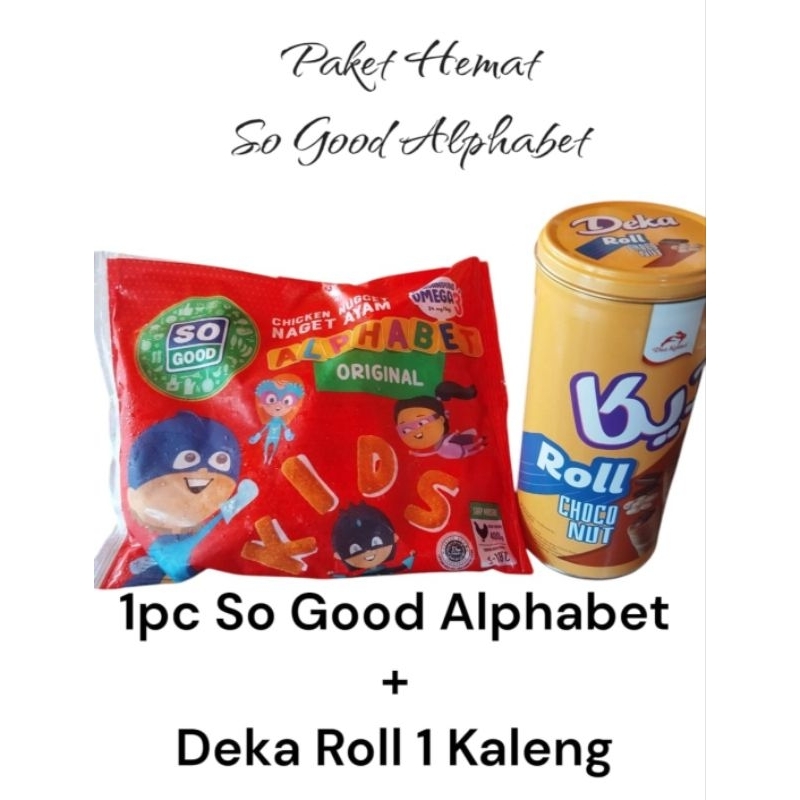 

Promo So Good Nugget Alphabet 400 gr