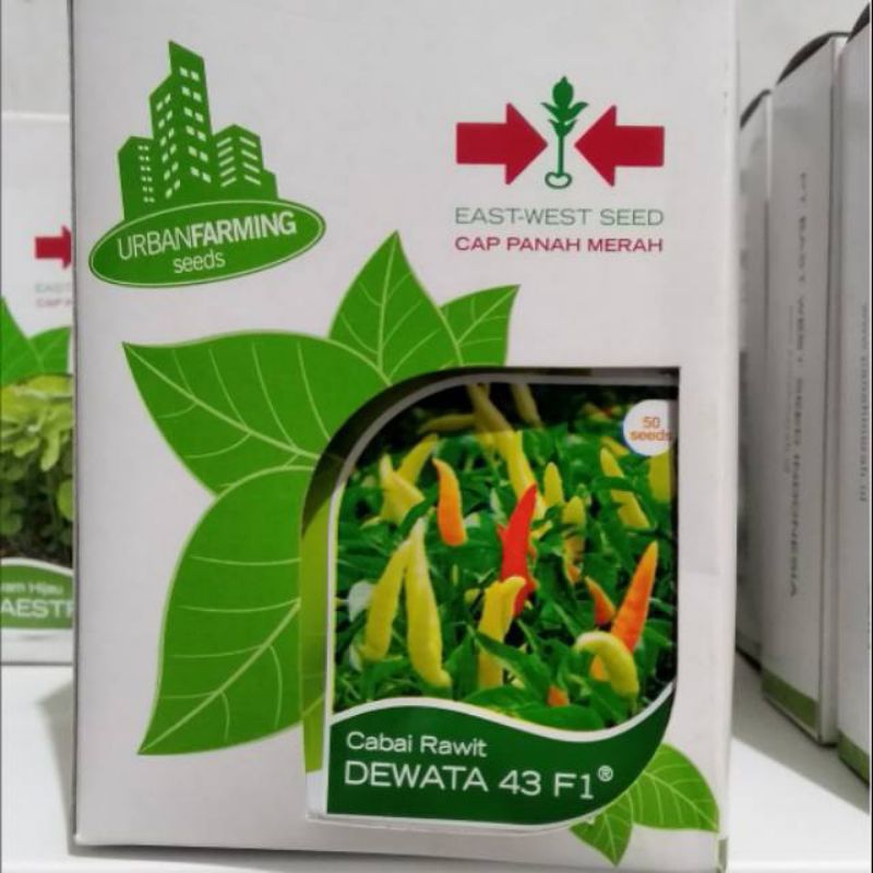 Bibit Cabe Rawit Cabe Dewata 43 f1Hibrida Cap Panah Merah