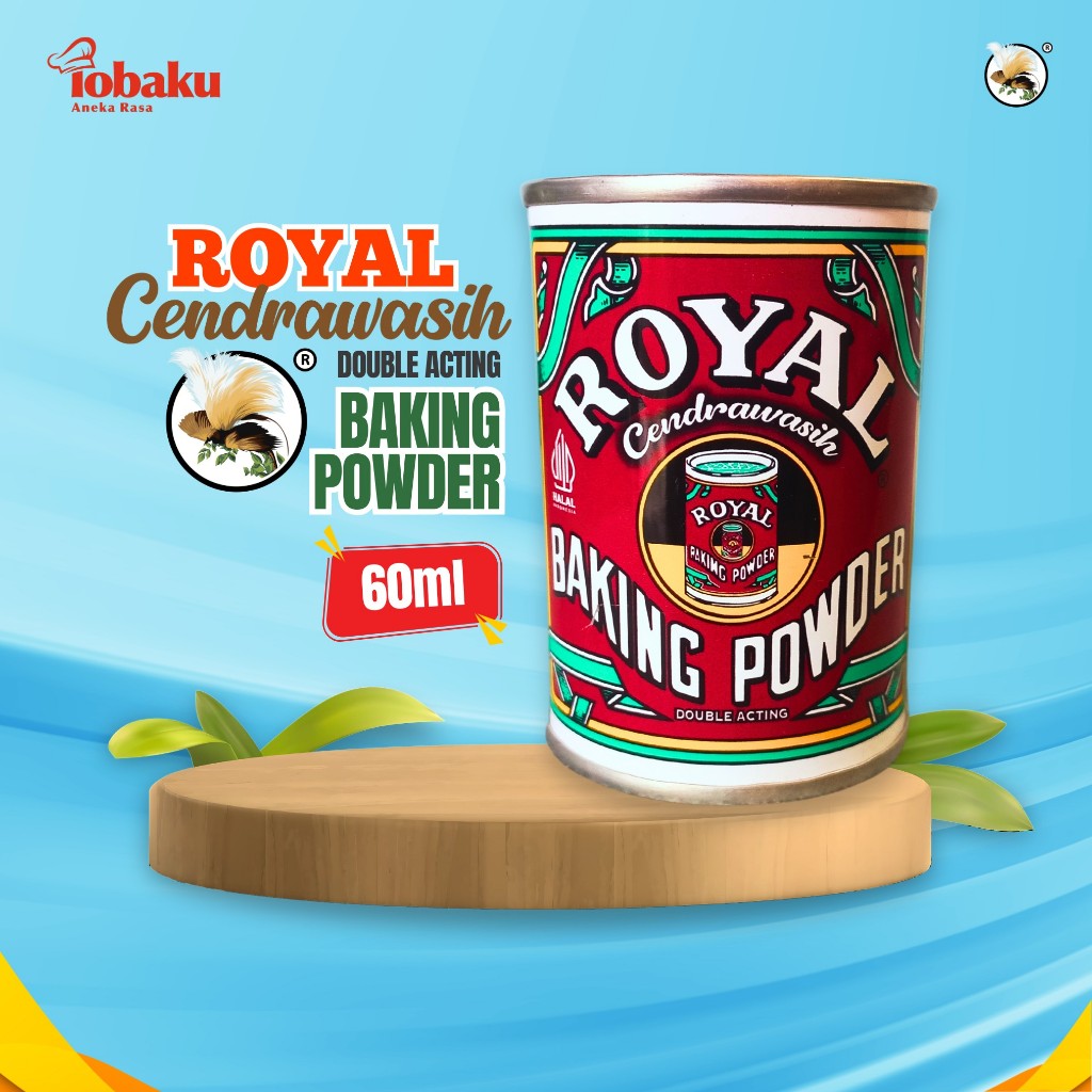 

ROYAL Cendrawasih Baking Powder Double Acting Kaleng 110g