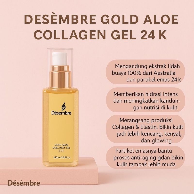 DESEMBRE ALOE COLLAGEN GOLD 110ML ORIGINAL 100%