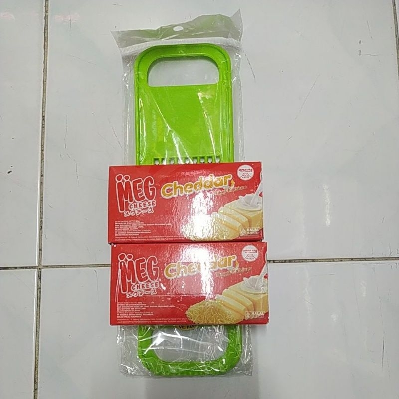 

Promo Keju Meg Cheddar 160gram beli 2 bonus parutan serbaguna