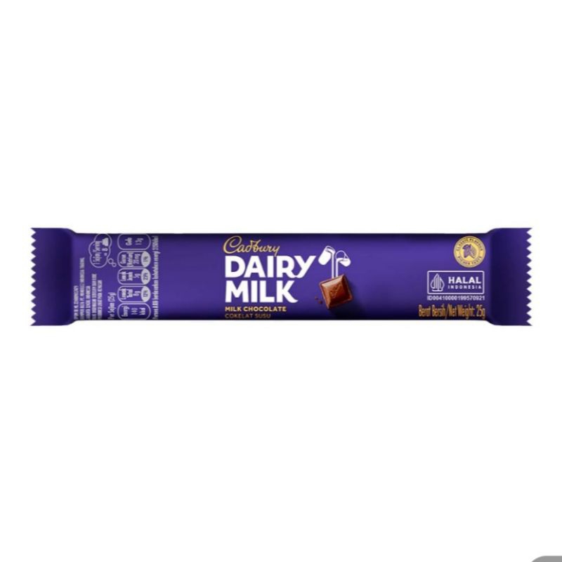

Cadbury Dairy Milk Chocolate 25gr / Original / Cashew