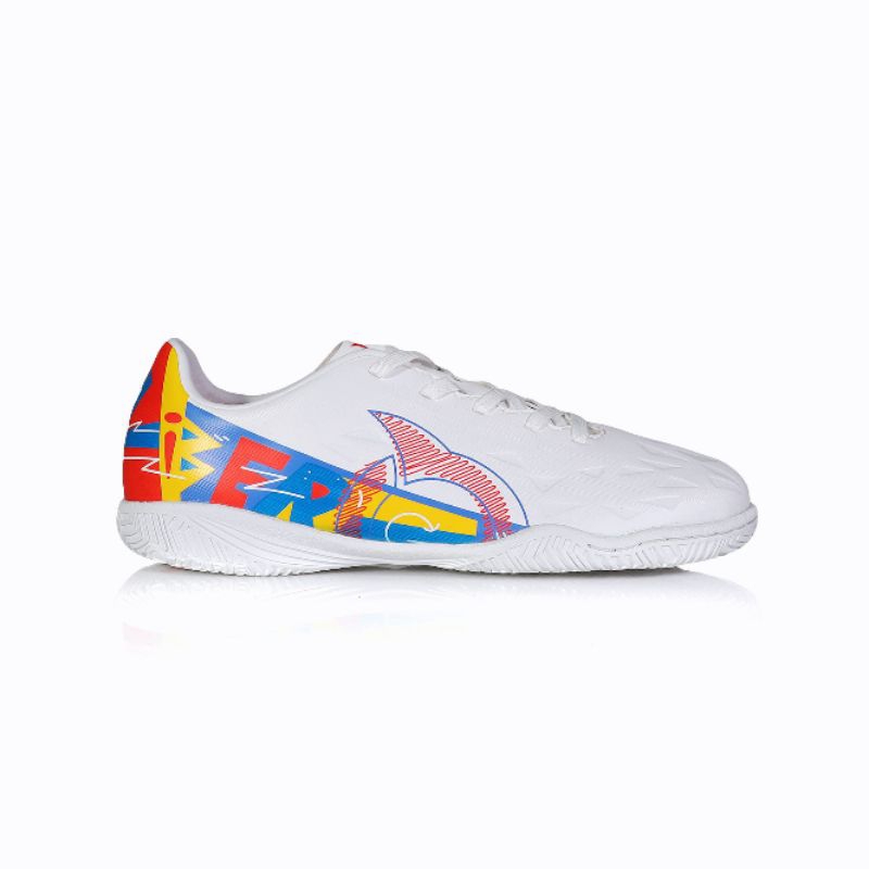 SEPATU FUTSAL ANAK/JUNIOR ORTUSEIGHT 100% ORIGINAL CATALYST LIBERTE V4 IN JR - WHITE/ORTRED