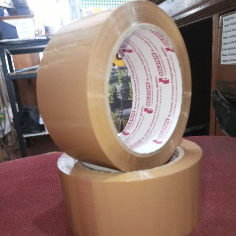 

lakban goldtape coklat 2inch