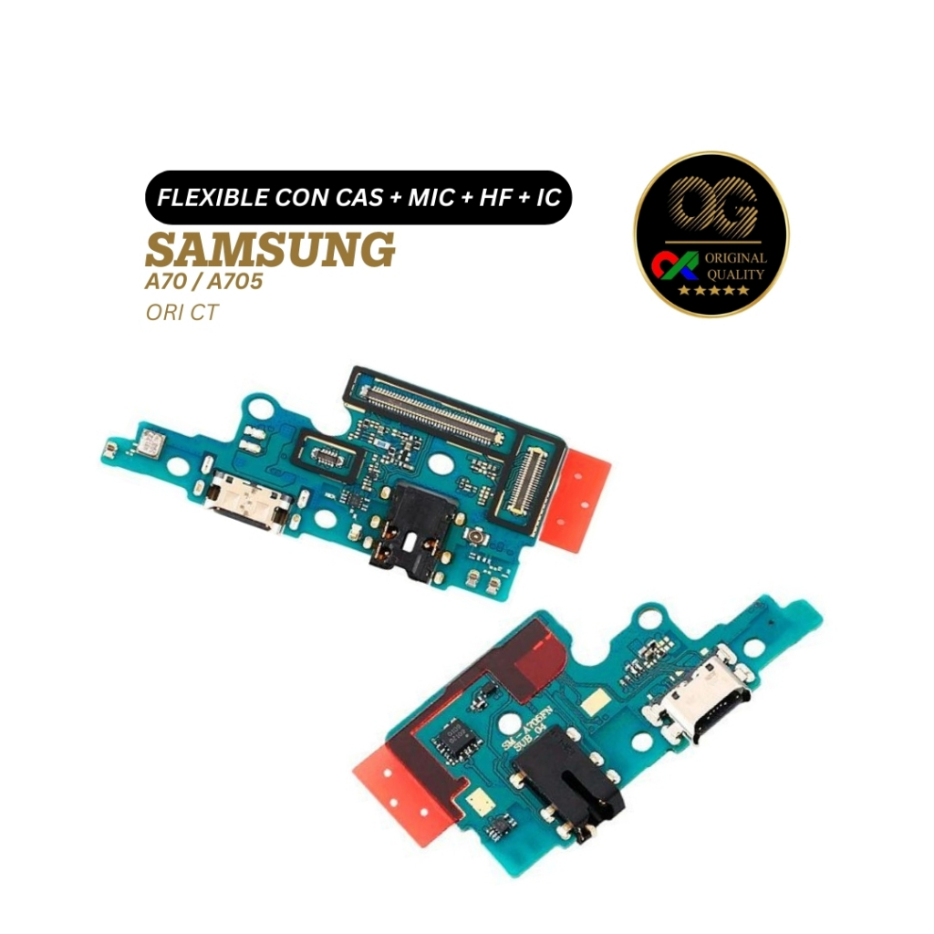 FLEXIBLE SAMSUNG A70 / A705 CON CAS + MIC + HF + IC (ORI CT)