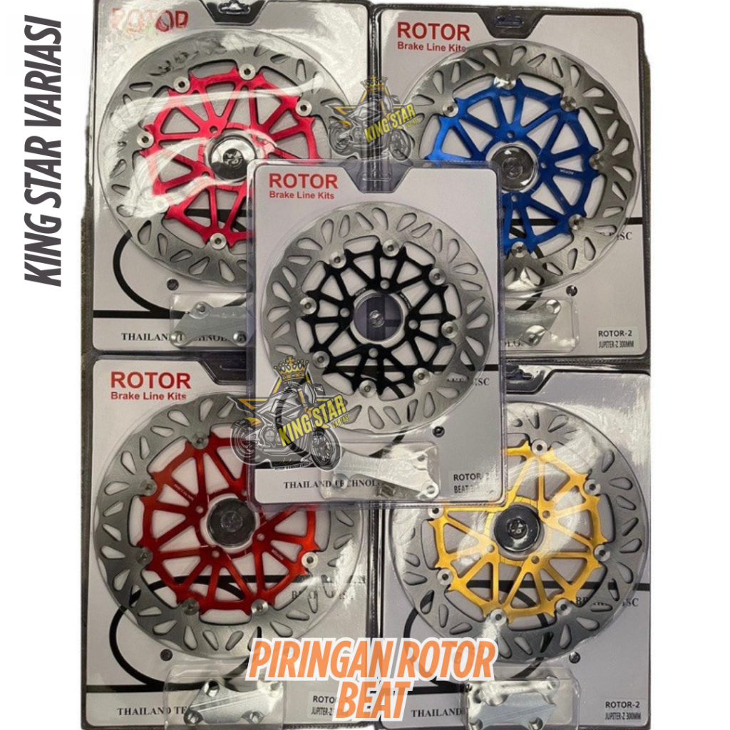 Piringan Cakram Depan Rotor Floating 260mm Disc Brake 260mm & 300mm lus Breket Universal Beat Vario