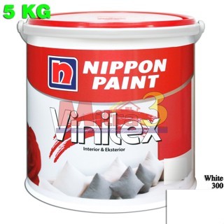 [Mixing] Cat Tembok Interior Nippon VINILEX 5 KG Galon SNOW WHITE