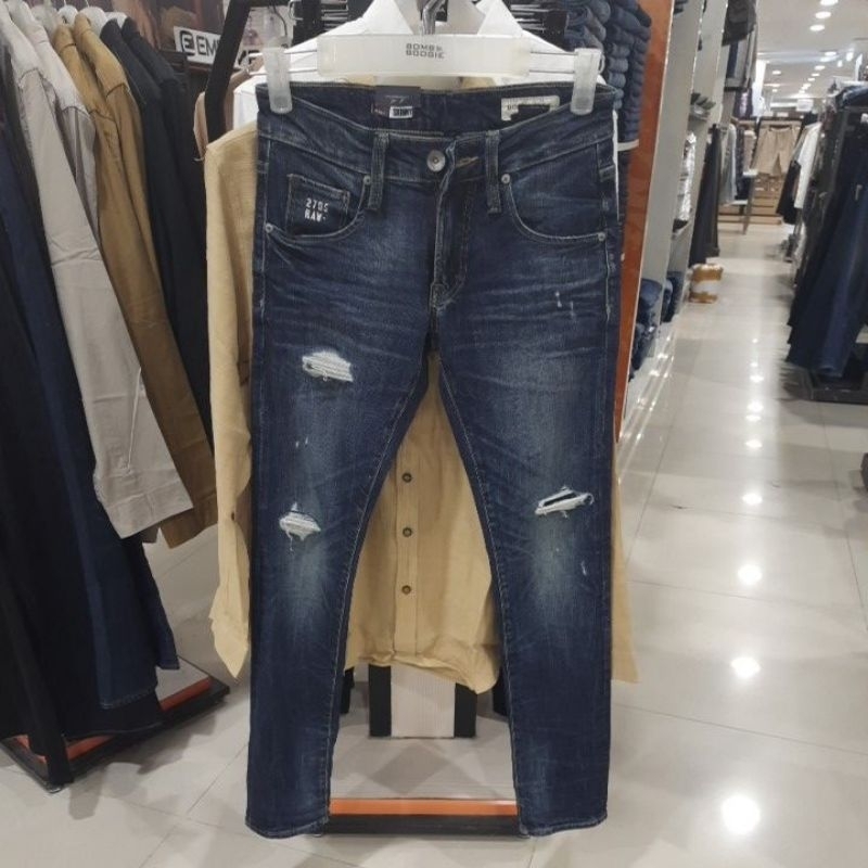 BOMBBOOGIE CELANA JEANS DENIM PANJANG PRIA SOBEK TIDAK TEMBUS SKINNY NEW|43KJ9B3ML