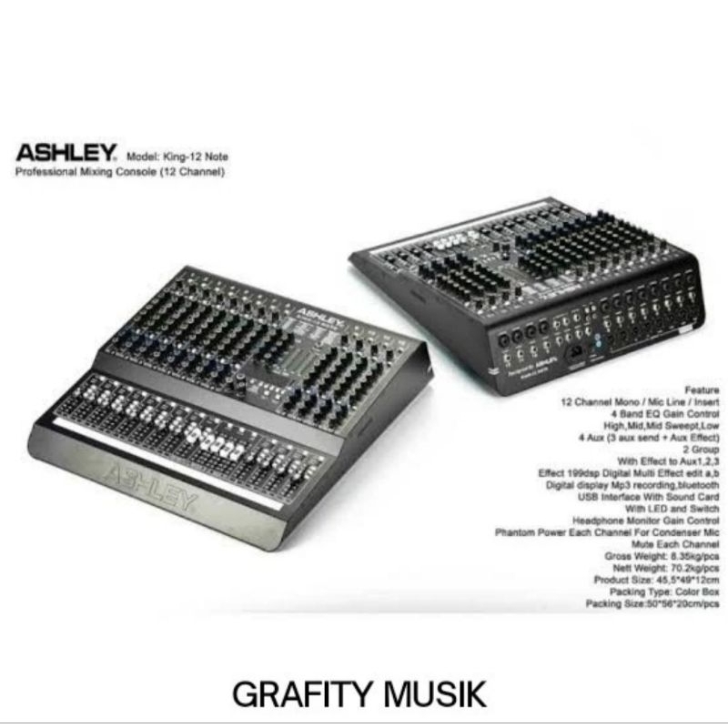 Mixer Ashley king note 12 king note12 king note 12 12chanel original
