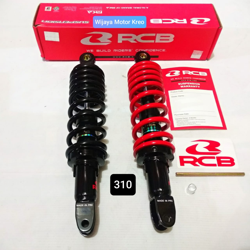 Shock Belakang Beat Karbu /Vario 110 / Mio / Soul / Mio M3 / Soul GT  RCB A3 Series 305 mm