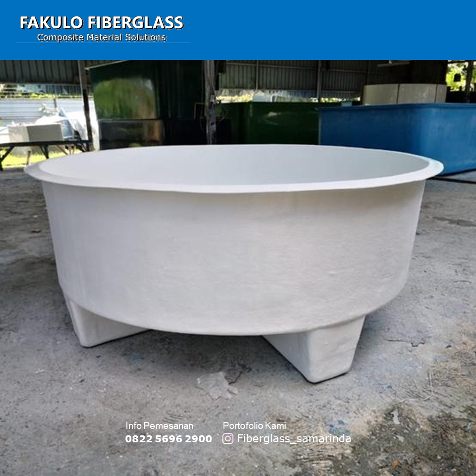 Custom Tangki/Bak Artemia Fiberglass | Fiberglass Samarinda Balikpapan