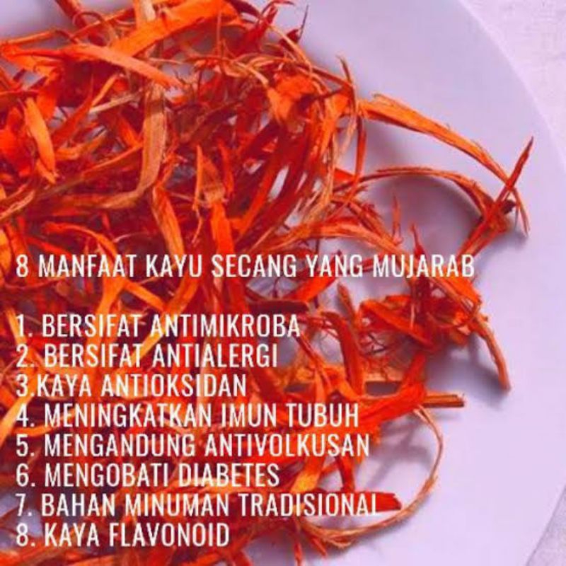 

SECANG SERUT / 500 gram / Secang serut / Secang serut premium / kayu Secang serut / herbal