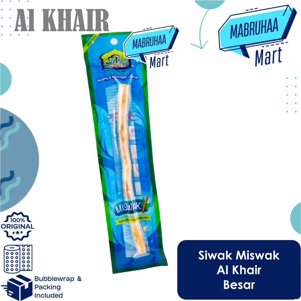 Siwak AL KHAIR Miswak Natural ToothBrush / Siwak Al Khair