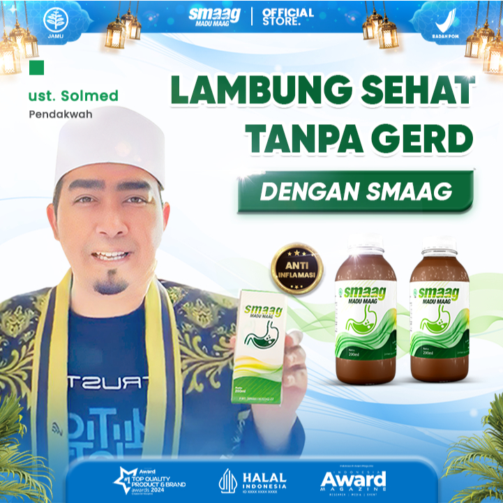 

SMAAG/MADU MAAG DAN ASAM LAMBUNG/ORIGINAL/SEMBUH GERD/BANTU SEMBUHKAN MAAG MENAHUN &ASAM LAMBUNG
