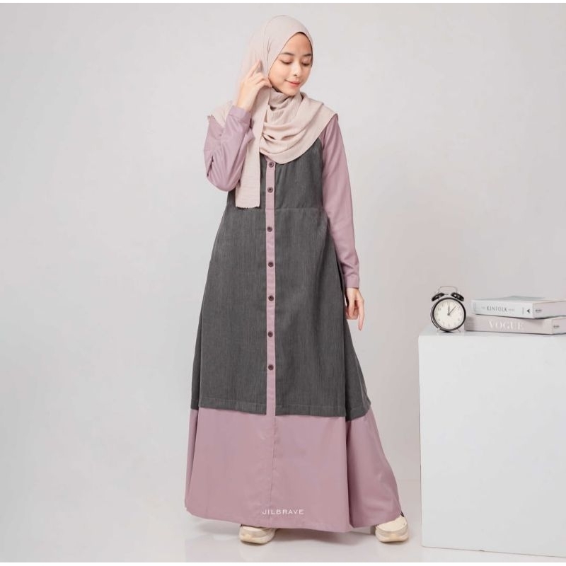 New Jilbrave kyna overall dustypink size m