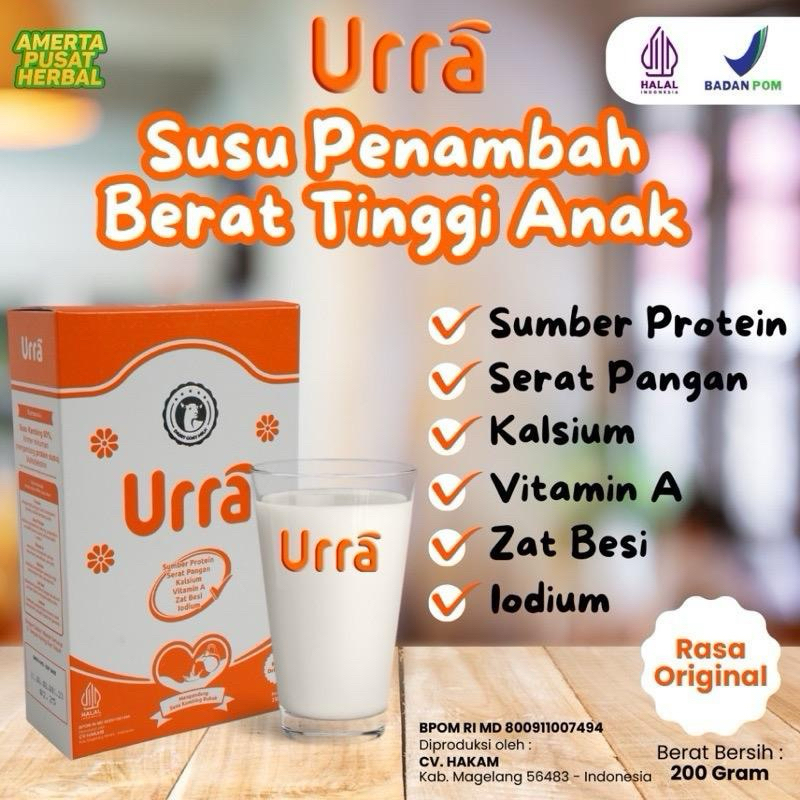 

Urra Susu kambing Premium Quality 200g Halal Bpom