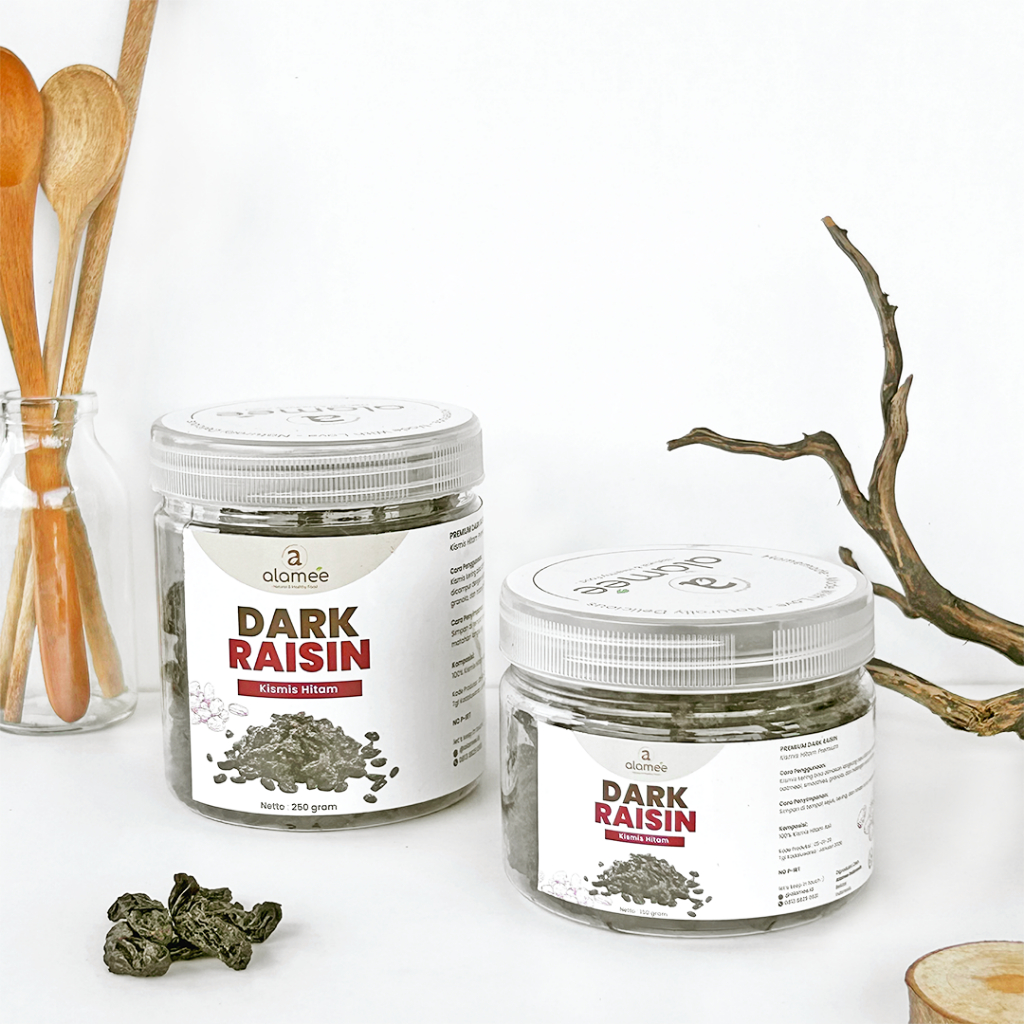

ALAMEE Kismis Manis Premium Black Raisin Cemilan Buah Drief Fruit