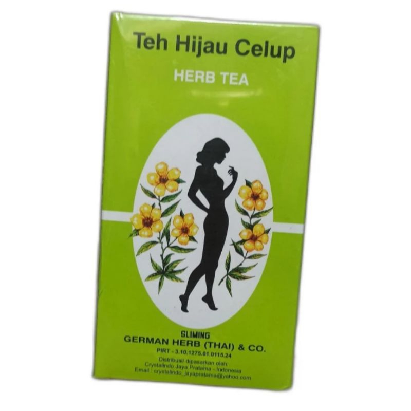 

Teh Hijau Celup Slimming Herb Tea Bag 50s / Teh Hijau Langsing Sehat 50s