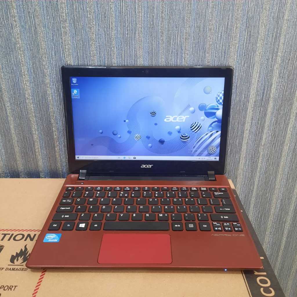Notebook Acer Celeron Ram4/500gb Cantik, Red READY