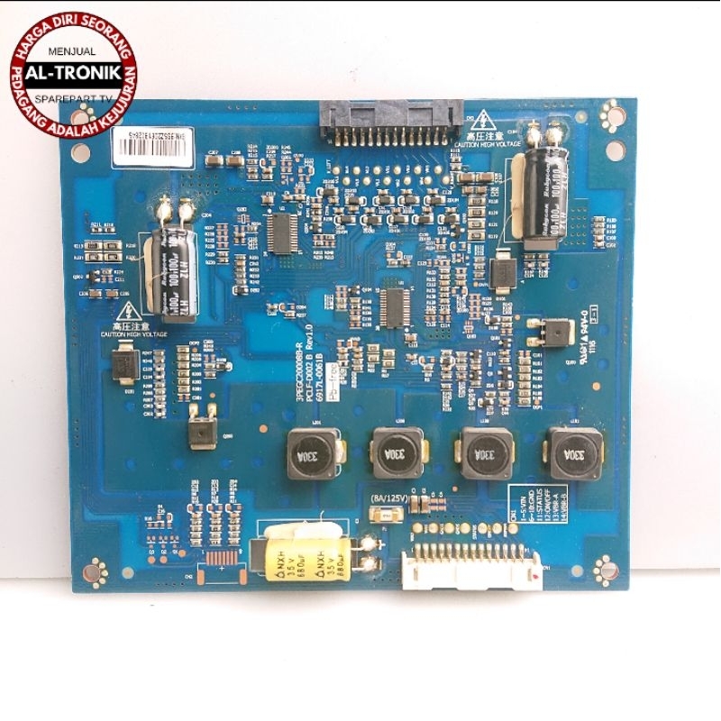 INVERTER BACK LIGHT TV LED LG 42 INCH 42LV3500 INFERTER BALAST LG 42LV3500