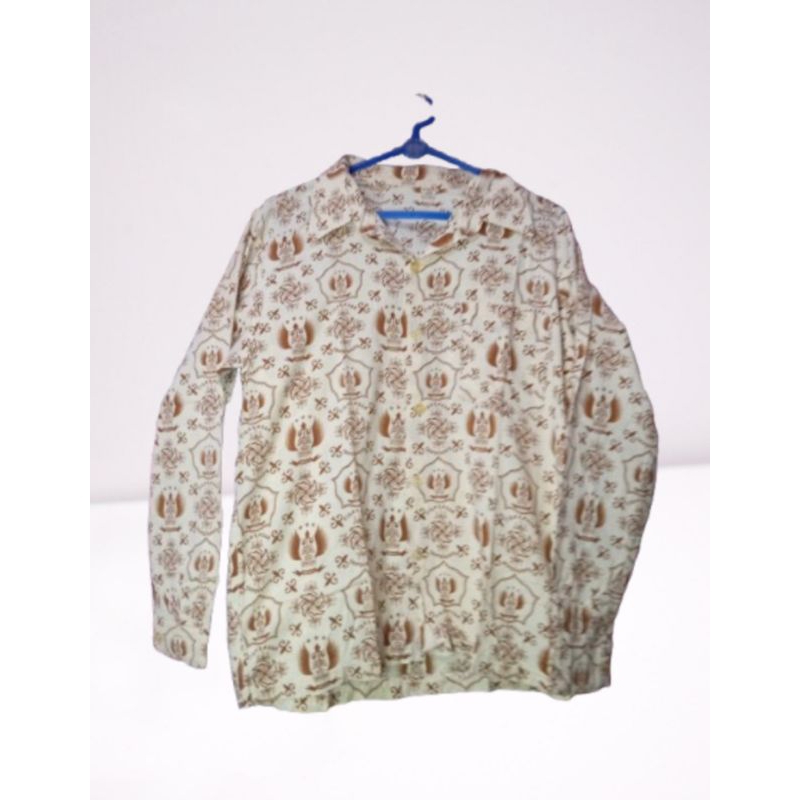 Baju Batik Sekolah Atasan Preloved