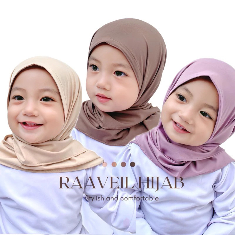 HIJAB INSTAN PASHMINA ANAK KANCING BAYI 0-2thn JERSEY PREMIUM HIJAB ANAK BERGO ANAK KERUDUNG PASHMIN