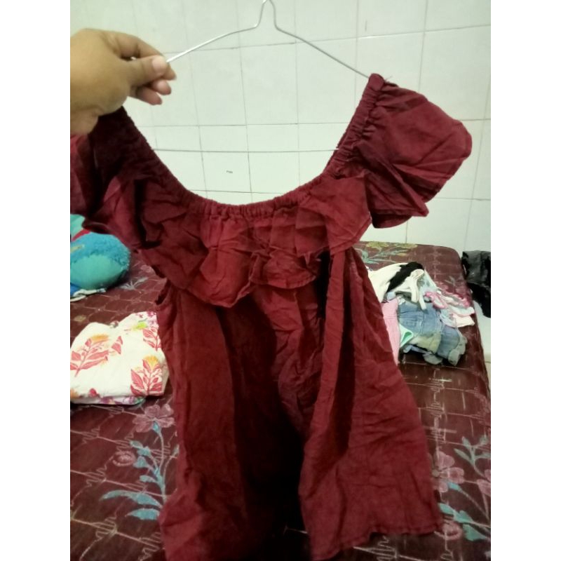 Atasan wanita sabrina / Blouse baju wanita model sabrina made in korea