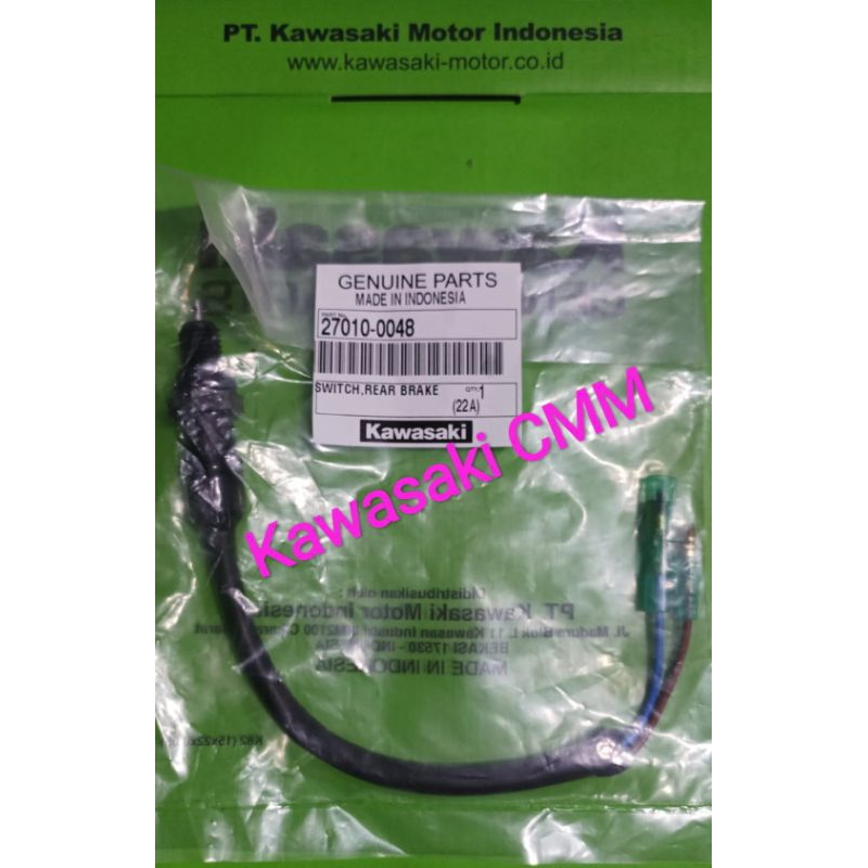 Switch rem belakang ninja R. Original kawasaki.