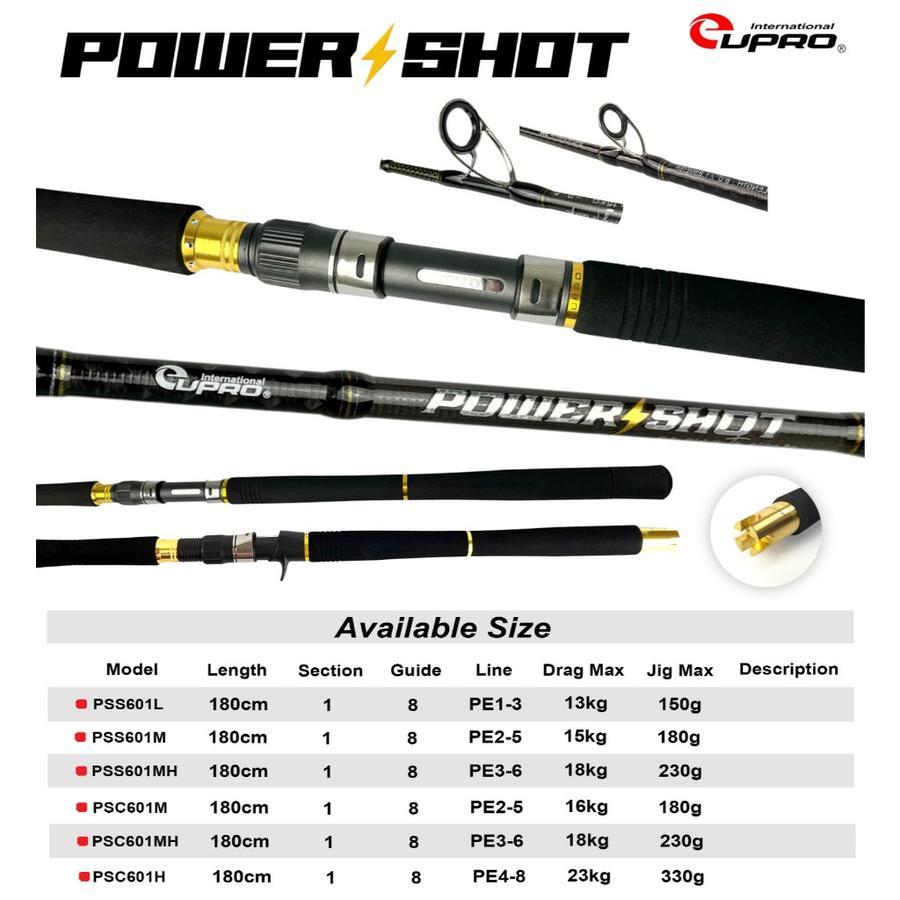 EUPRO Spinning Fishing Rod POWER SHOT