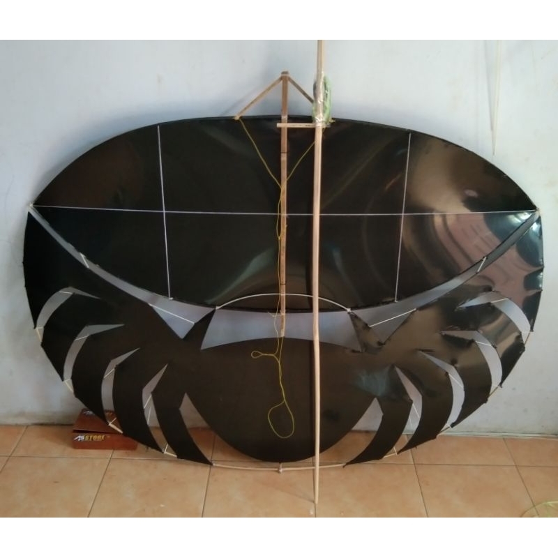 layangan ram raman spider UKURAN 1,5m