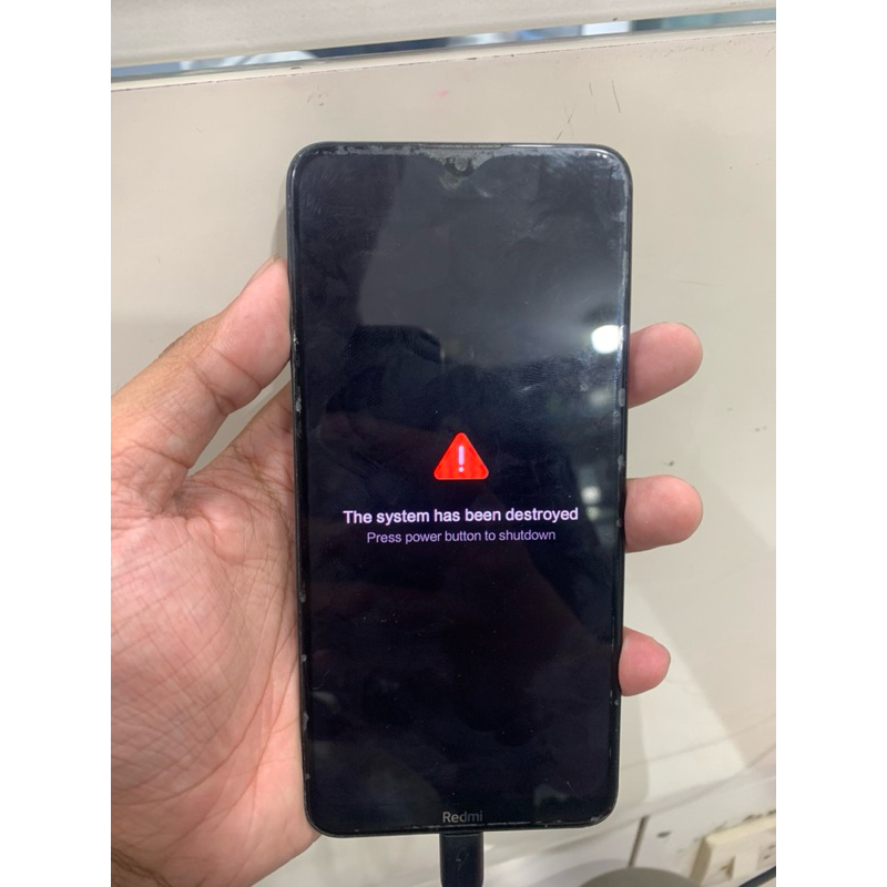 LCD ORI REDMI 8a Pro / 8 + Frame copotan
