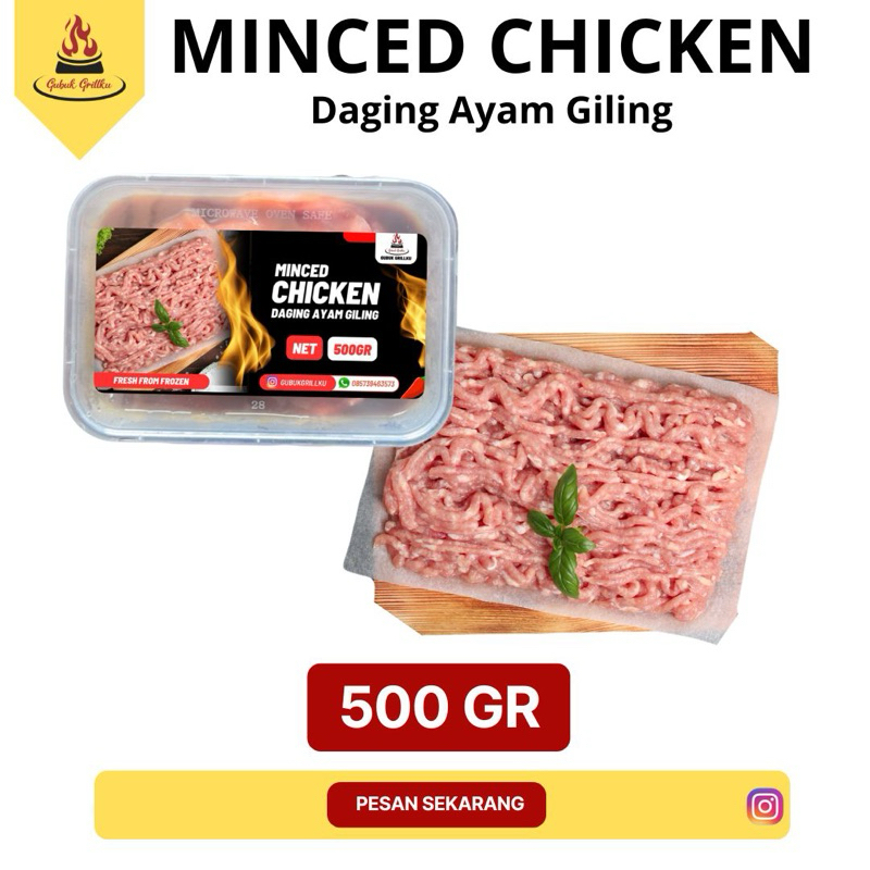 

MINCED CHICKEN || DAGING GILING AYAM FROZEN