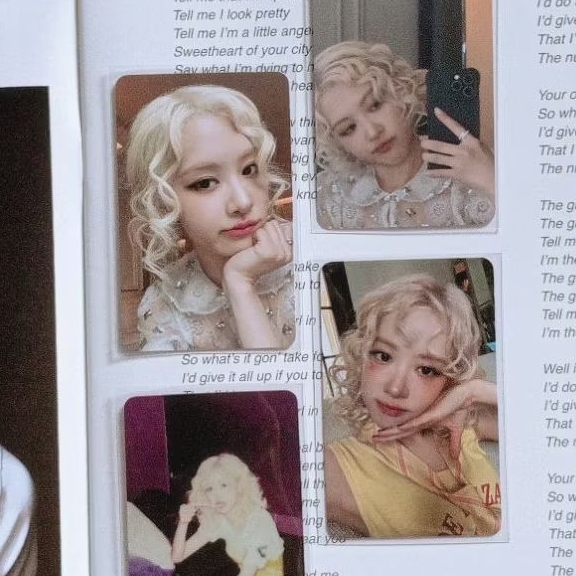 PHOTOCARD ROSÉ - ROSIE ALBUM OFFICIAL KTOWN BLACKPINK