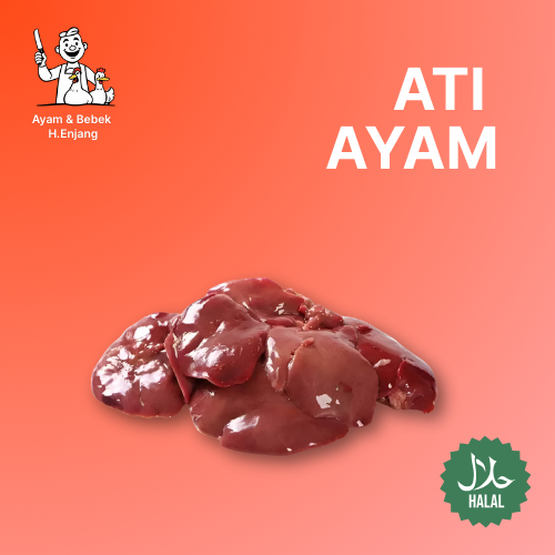 

Ati Ampela Ayam 500gr - Fresh Frozen | Ayam & Bebek H. Enjang