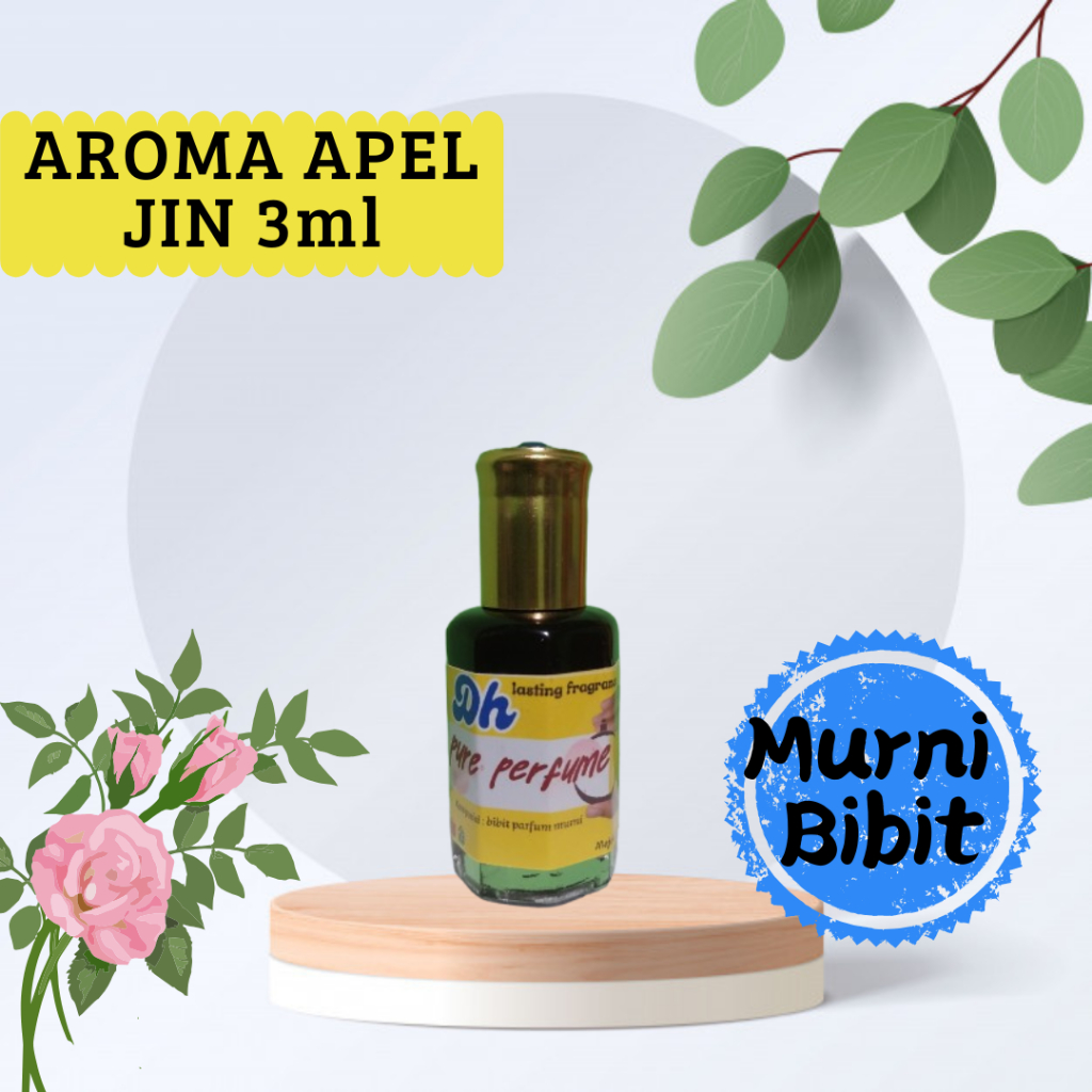 Parfum Aroma Apel Jin - Minyak Aroma Apel Jin Hitam 3 ml