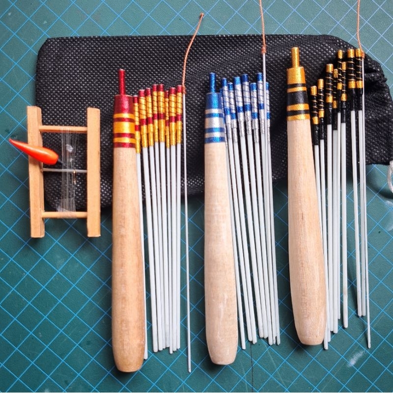 Joran Fiber Optik Lentur 110cm + Line Keeper Full Set - Joran Microfishing Fiber Optik - Joran