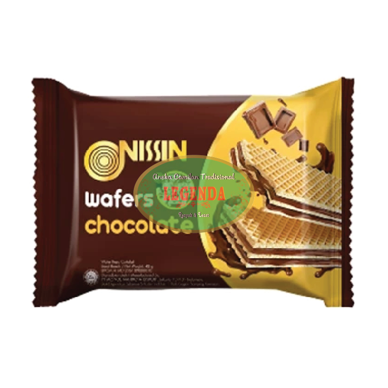 

Wafer NISSIN Chocolate 42 Gr Gram cokelat Coklat Manis Gurih Renyah Cemilan Makanan Ringan Snack Jadul Jadoel Pusat Oleh Oleh Khas Pekalongan Murah Berkualitas Premium