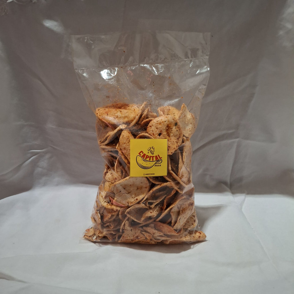 

KERIPIK BASRENG BULAT BUMBU PEDAS DAUN JERUK 500G TERLARIS